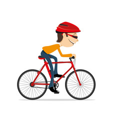 Naklejka premium Cycling.