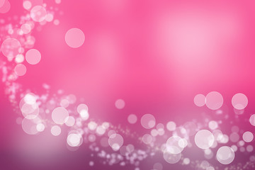 Pink Background Lights. Defocused
