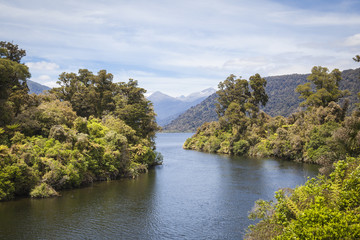 Fototapeta premium Landschaft an der Westküste der Südinsel Neuseeland