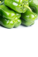 Fresh vegetables green Peppers