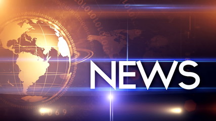 Globe digital news background 