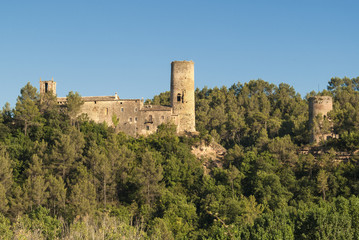 Fototapeta na wymiar Medieval buildings in Catalunya (Spain)