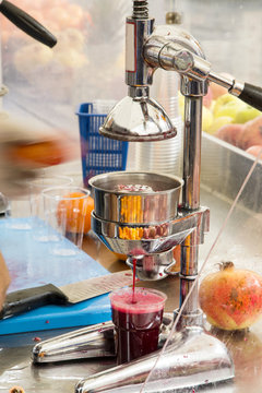 succhi di frutta appena fatti 