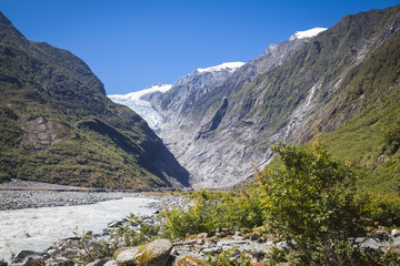 Fototapeta na wymiar Franz Josef Gletscher Südinsel Neuseeland