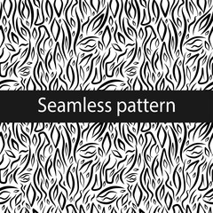 Seamless vector texture with abstract elements