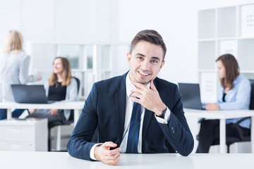 Talking with a client