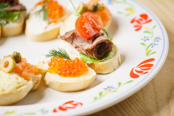 different canape