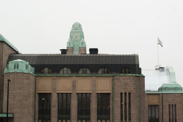 Dworzec kolejowy w Helsinkach, Finlandia © Senatorek
