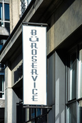 Obraz premium Schild 73_Büroservice