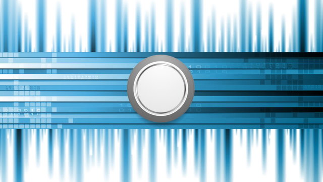 Blue tech graphic motion design and grey circle. Video animation HD 1920x1080