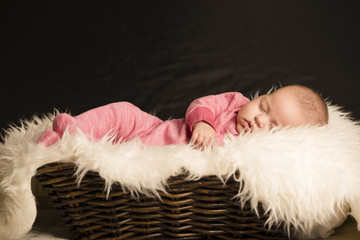 Baby in studio sesion