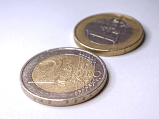Euro coins