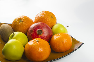 Assortment of exotic fruits