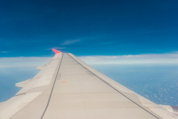 View from the airplane window