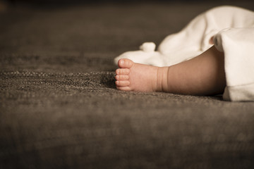 Baby in studio sesion