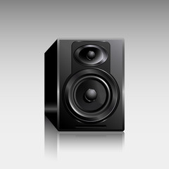 Obraz premium Black speaker