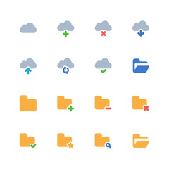 Cloud icons