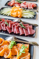 catering banquet table