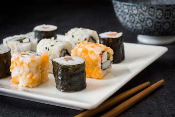 Sushi. Japanese food
