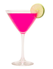 Cosmopolitan on white