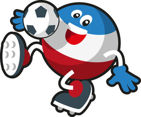 Soccer mascot