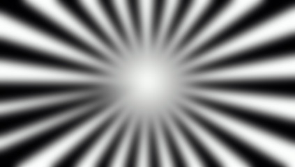 blurred white and black abstract starburst background