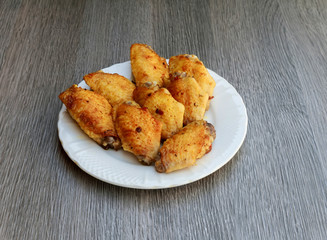 Grilled chicken wings