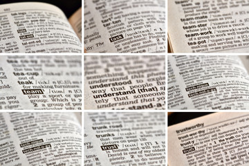 Fototapeta premium Education Learning Words Set (7 of 8)