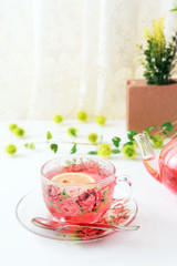 一杯のレモンティー