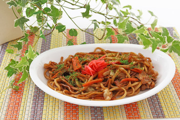 おいしそうな焼きそば