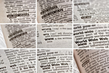 Obraz premium Education Learning Words Set (8 of 8)