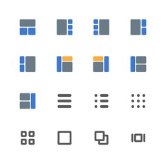 Layout icons