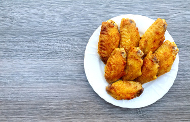 Grilled chicken wings