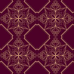 Ornamental retro pattern