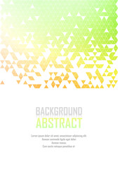 Vector Abstract retro geometric background. Template brochure design