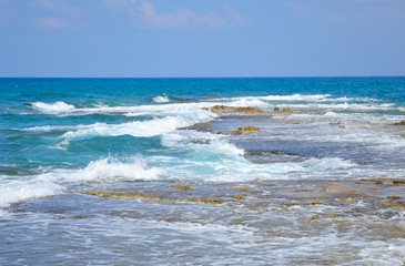 The shores of the Aegean Sea.