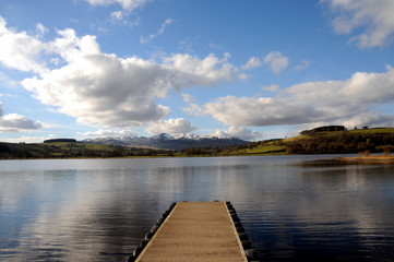Lake Bala from Llangower in Snowdonia
