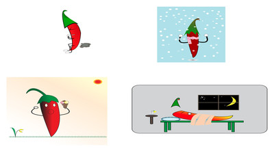 chili cartoon