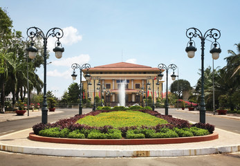 Square in Phan Thiet. Vietnam