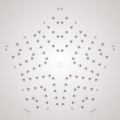 Fototapeta premium Vector circular pattern in the form of intricate flower. Mandala. Lacy napkin.