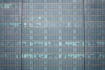 View of empty offices from outside
