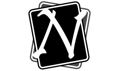 Letter N Modern Logo Solution