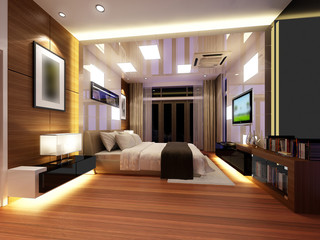 3d rendering of interior bedroom