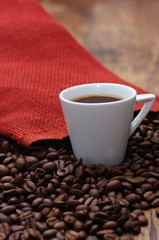 frischer Kaffee, Kaffeebohnen