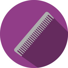 Flat Icon Hair Brush Purple