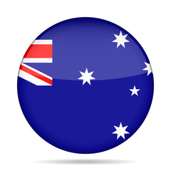button with flag of Australia