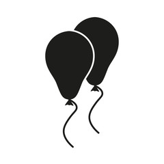 Balloons Icon Vector. 