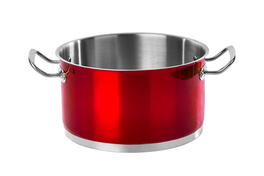 Red steel pan