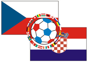 Fußball in Frankreich 2016 - Gruppe D
TSCHECHIEN - KROATIEN