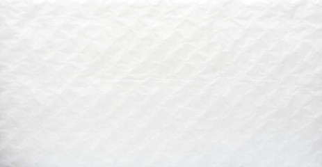 White crumpled paper for background image